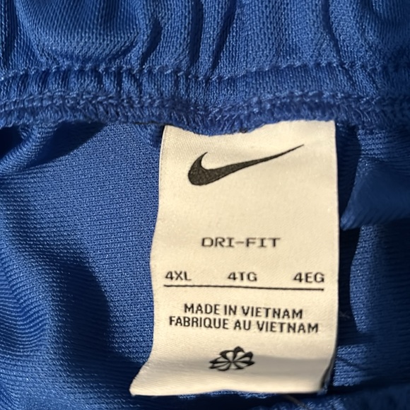 Nike dri-fit 4XL blue shorts with black trim and pockets NWT - Picture 4 of 6